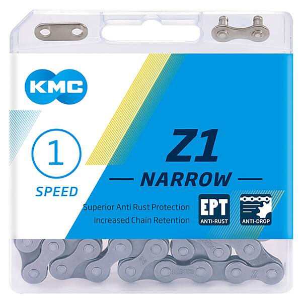 KMC Singlespeed Kette Z1 Narrow EPT für Nabenschaltung mit Kettenschloss