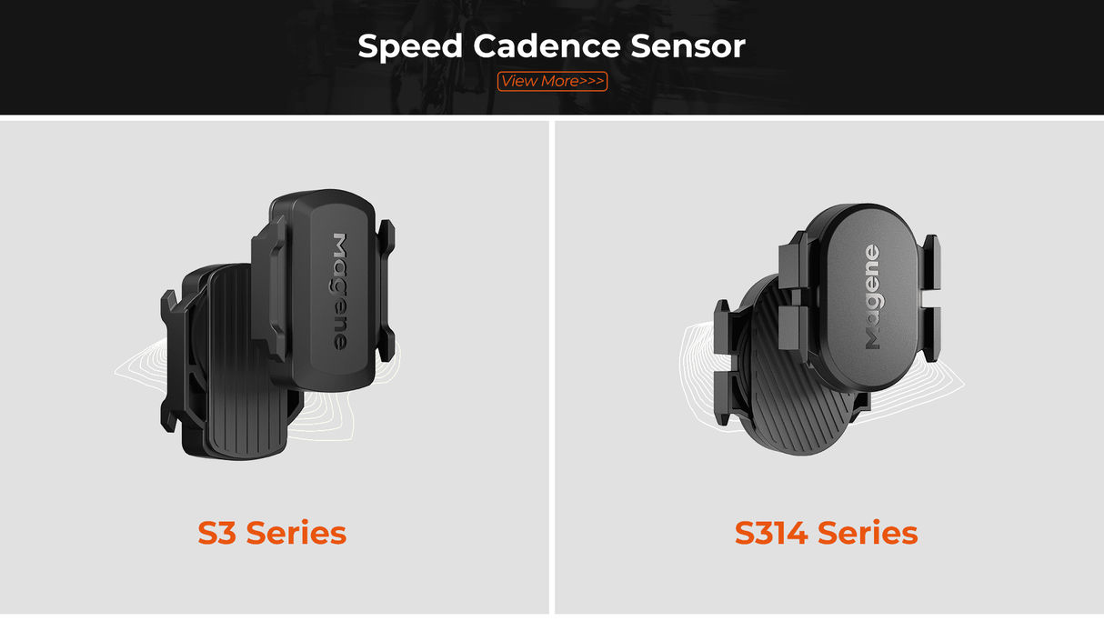 Magene S314 Geschwindigkeits- und Trittfrequenz Sensor (ANT+ & Bluetooth)