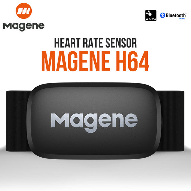 Magene H64 Herzfrequenz-Sensor | Dual ANT+ & Bluetooth Brustgurt