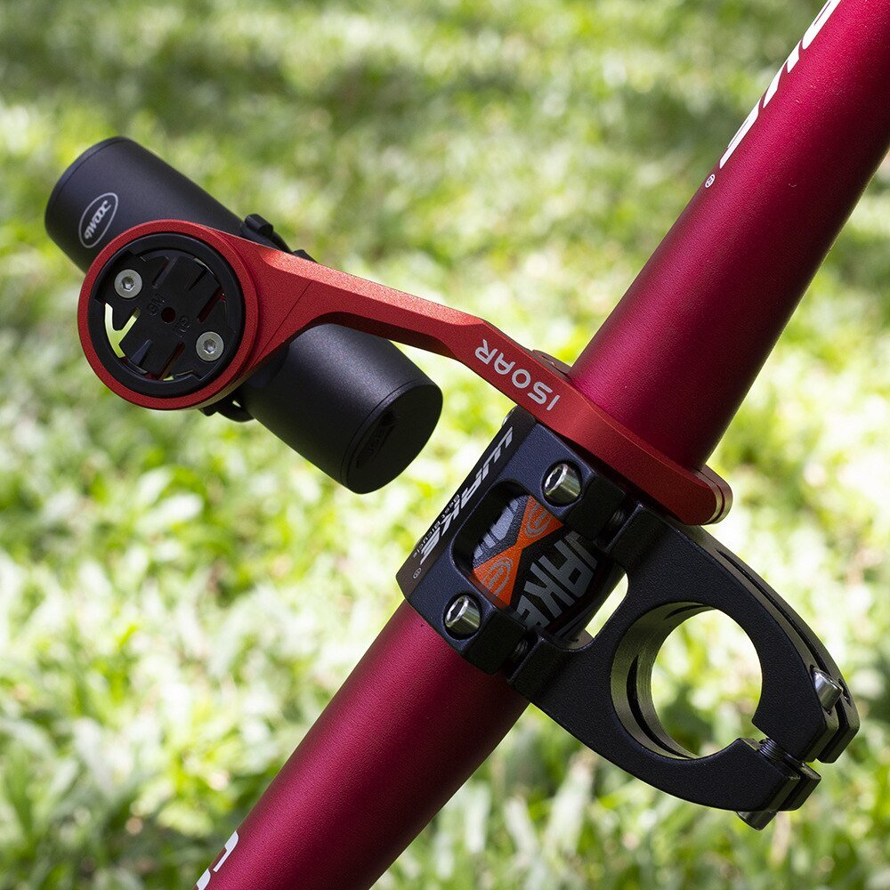 Aluminium-Halterung für Garmin Edge, Bryton Rider, Wahoo und CATEYE Fahrradcomputer