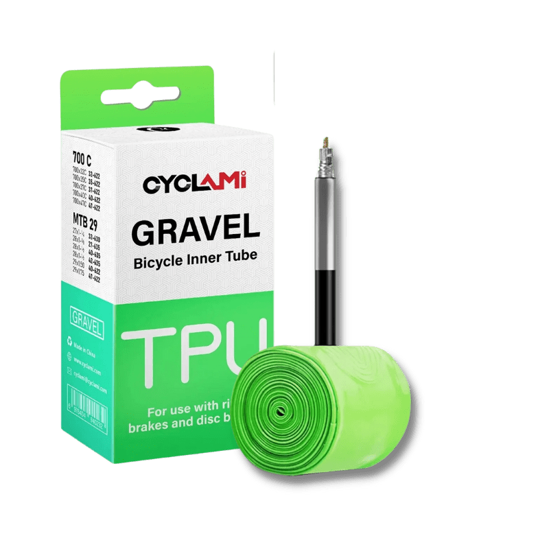 Cyclami Ultraleicht Schlauch 700x32/47c – Sclaverand-Ventil 45mm – TPU für Gravelbikes