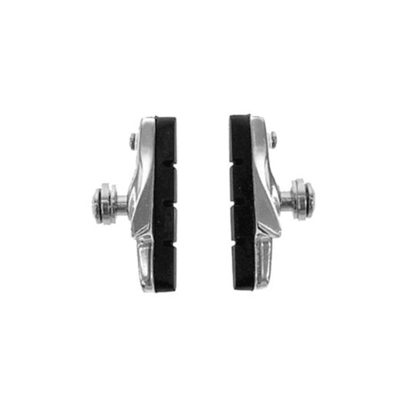 Promax Alu Bremsschuhe silber für Rennrad, Fixie oder Bahnrad