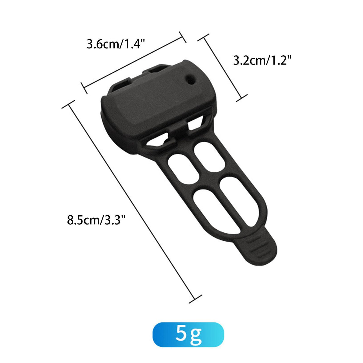 Silikon-Schutzhülle und Befestigung für Magene S3+ Sensoren