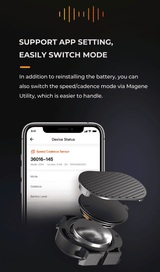 Magene S314 Geschwindigkeits- und Trittfrequenz Sensor (ANT+ & Bluetooth)