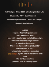 Magene S314 Geschwindigkeits- und Trittfrequenz Sensor (ANT+ & Bluetooth)