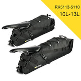 Rhinowalk Sattelstütztasche 13 Liter - wasserdicht schwarz
