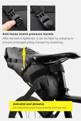 Rhinowalk Sattelstütztasche 13 Liter - wasserdicht schwarz