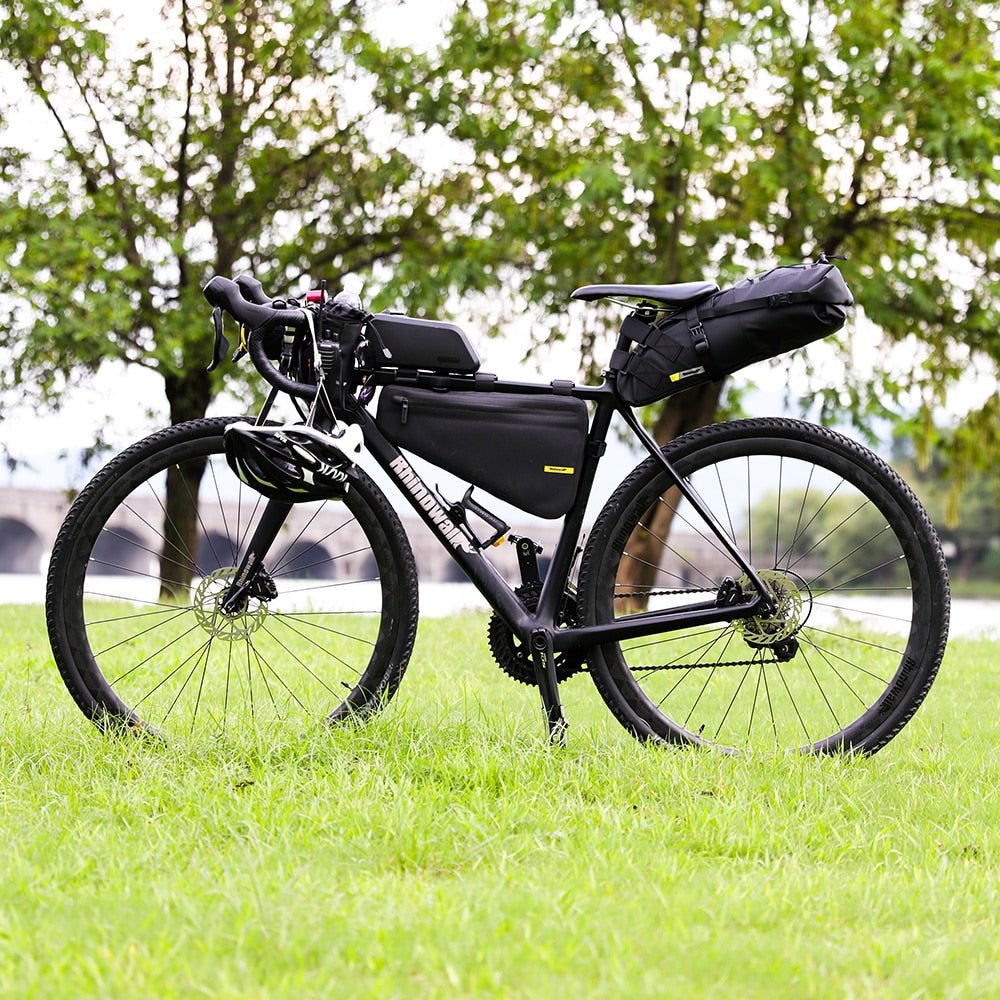 Rhinowalk Sattelstütztasche 13 Liter - wasserdicht schwarz