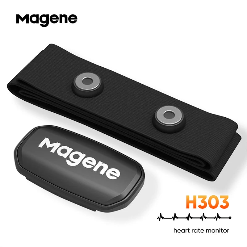 Magene H303 Herzfrequenz-Sensor | ECG-Brustgurt mit ANT+ & Bluetooth