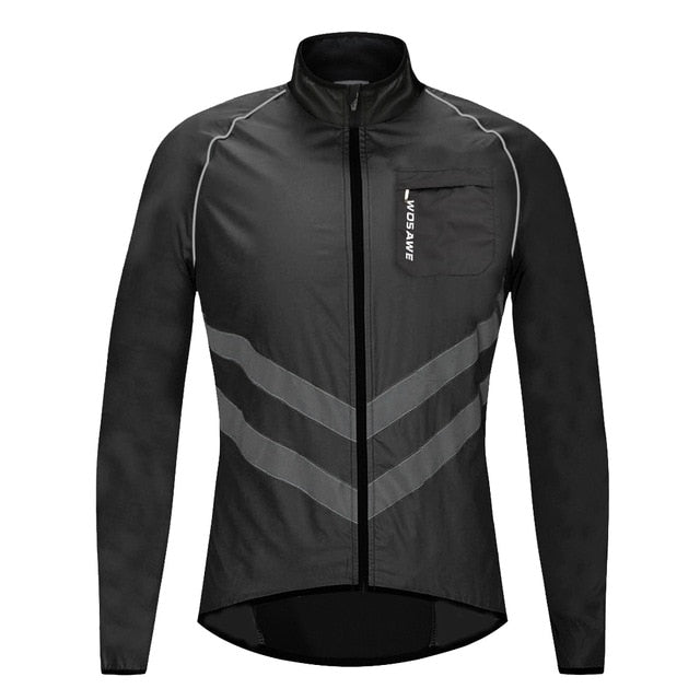 WOSAWE Wind- und Regenjacke - Reflektierend, winddicht und wasserabweisend