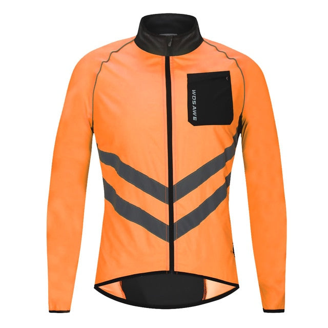 WOSAWE Wind- und Regenjacke - Reflektierend, winddicht und wasserabweisend