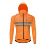 WOSAWE Wind- und Regenjacke - Reflektierend, winddicht und wasserabweisend mit Kapuze