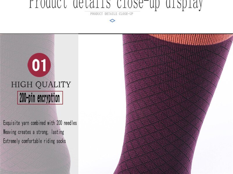 DH-Sports DH-10 Fahrrad-Socken für Männer oder Frauen - atmungsaktiv